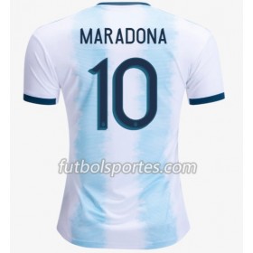 Camisetas Argentina Diego Maradona 10 Primera Equipacion Copa América 2019